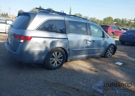 2014 Honda Odyssey Ex-L из США, поврежденный, VIN 5FNRL5H62EB013166